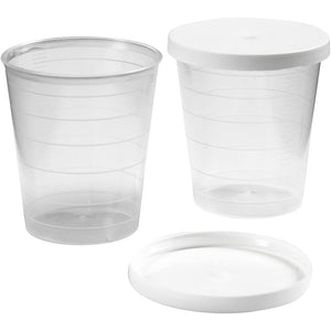 Creotime cc bekertjes met deksel 30 ml 75 stuks