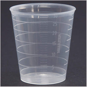 Creotime cc bekertjes met deksel 30 ml 75 stuks