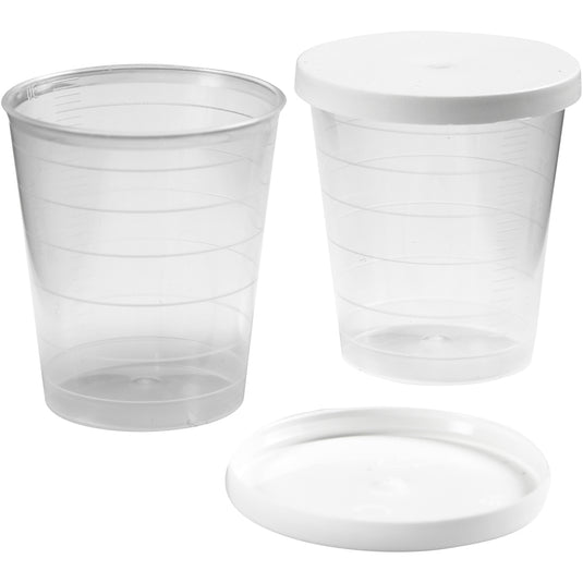 Bekertje met deksel, 30 ml, 75 stuk 1 doos