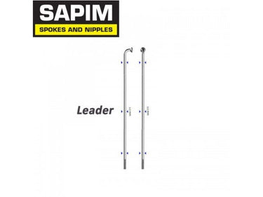 Sapim spaak 13-254 leader rvs zonder nippel (100st)