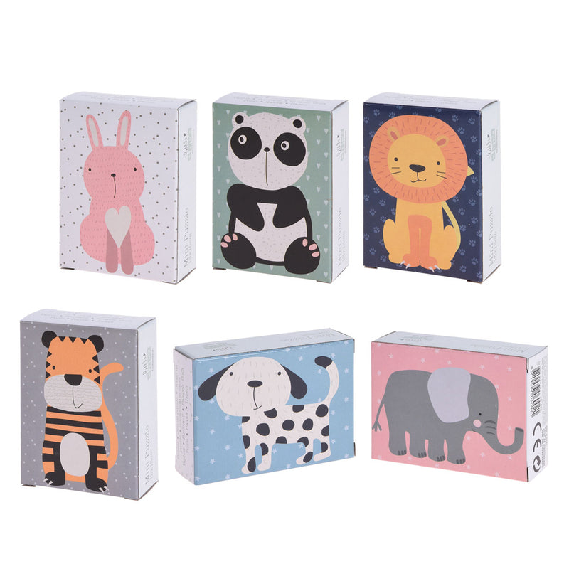 Load image into Gallery viewer, Mini puzzel dieren, 8st.
