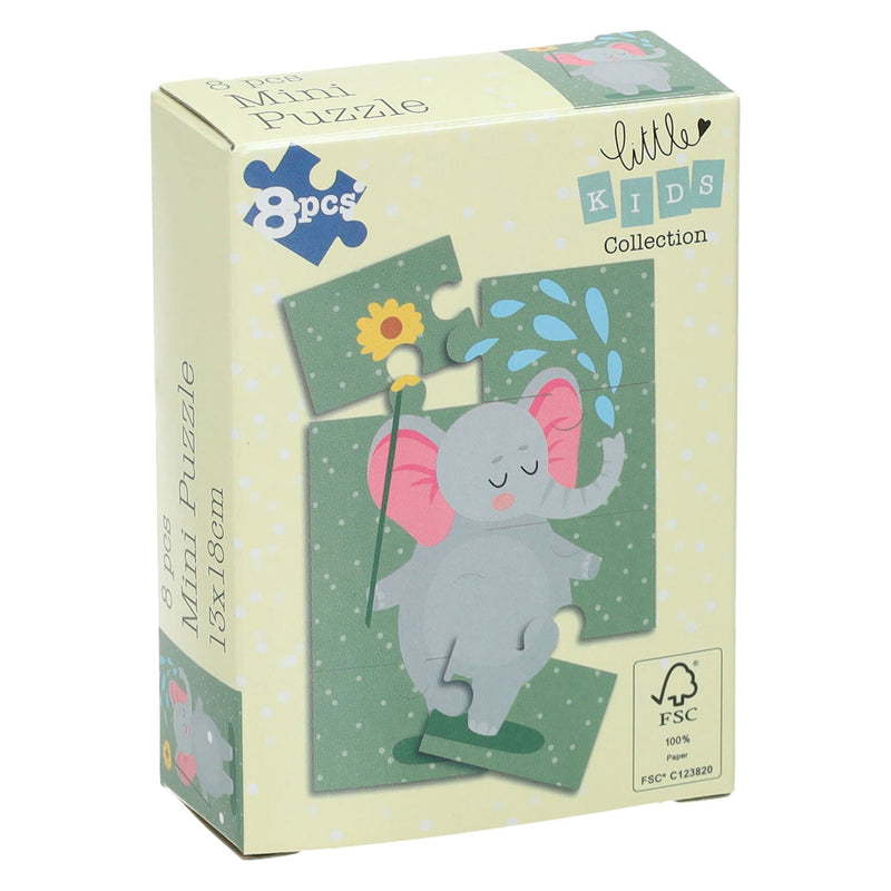 Afbeelding laden in galerijviewer, Mini puzzel dieren, 8st.
