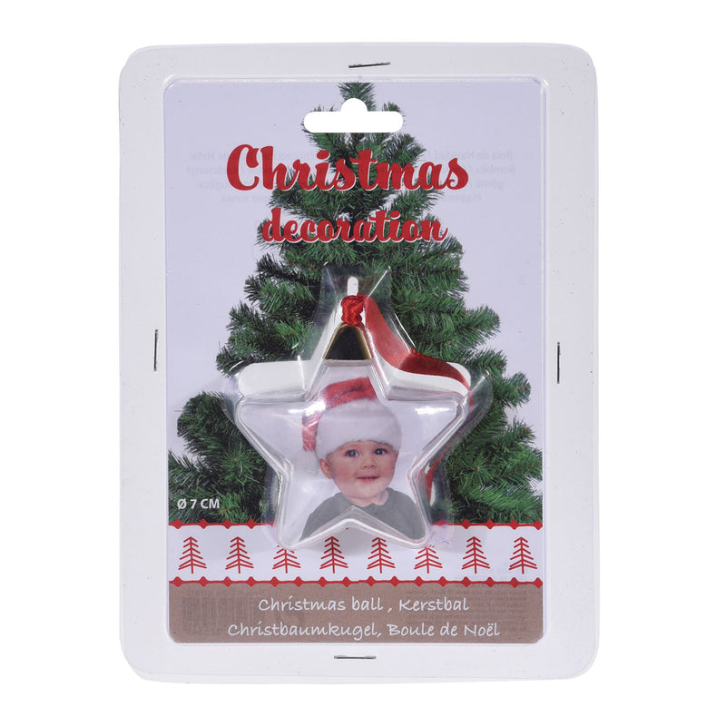 Load image into Gallery viewer, Kerstbal met fotohouder
