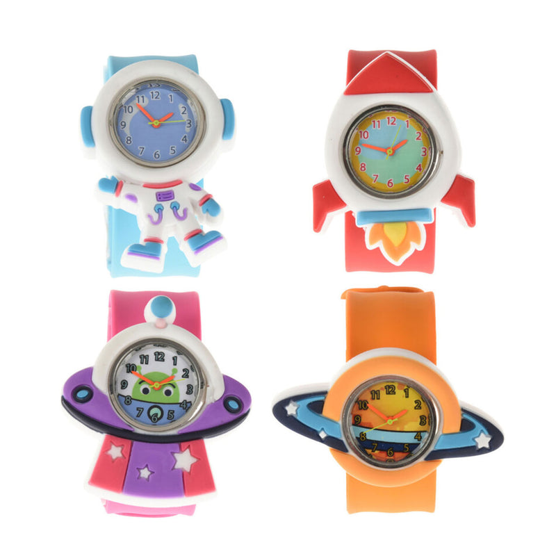 Afbeelding laden in galerijviewer, Klaparmband horloge space
