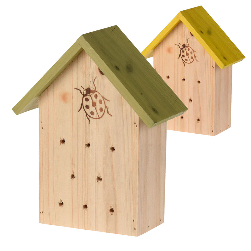 Load image into Gallery viewer, Lieveheersbeestjes hotel hout
