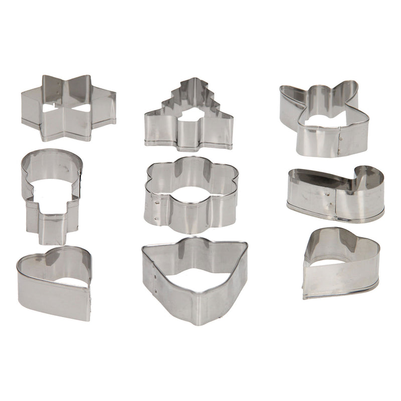 Load image into Gallery viewer, Uitsteekvormen set kerst, 10st.
