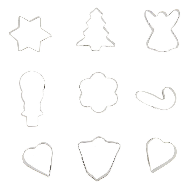 Load image into Gallery viewer, Uitsteekvormen set kerst, 10st.
