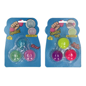 Knijpbal sticky kleur, set van 3