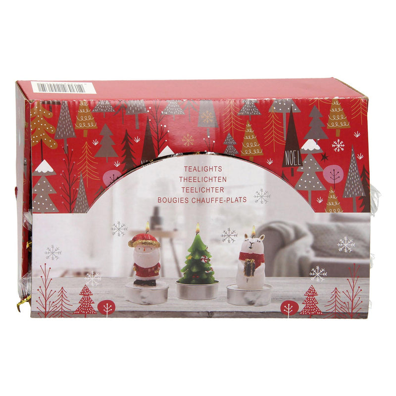 Load image into Gallery viewer, Theelicht Kerst met Figuur, 24st.
