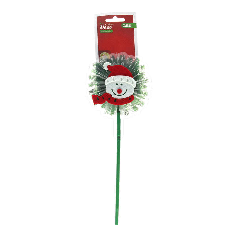 Load image into Gallery viewer, Kerststeker met kerstfiguur led
