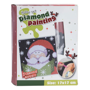 Diamond painting set kerst
