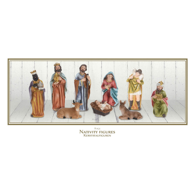 Load image into Gallery viewer, Kerststalfiguren, 9dlg.
