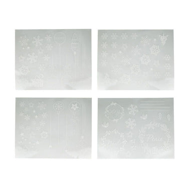 Raamsticker kerst thema