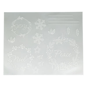Raamsticker kerst thema