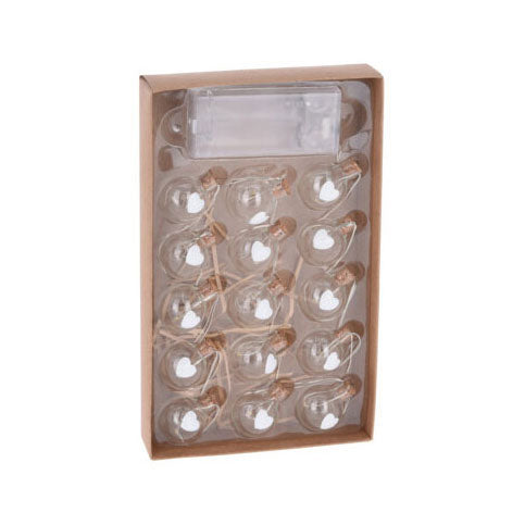 Load image into Gallery viewer, Draadslinger met 15 kerstballetjes led warm white
