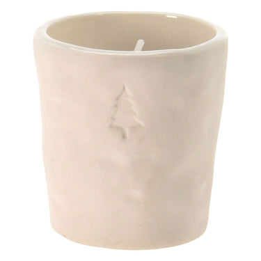 Koopman theelichthouder kerst wit, 12st.