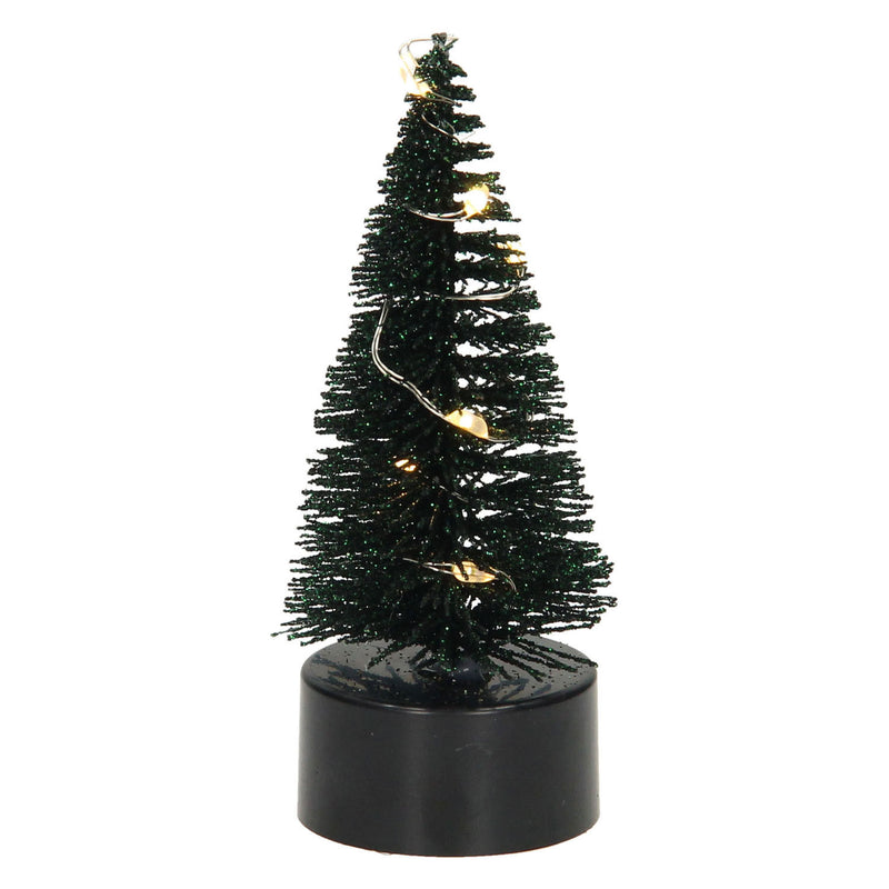 Laden Sie das Bild in Galerie -Viewer, Kerstboom glitter led, 10cm
