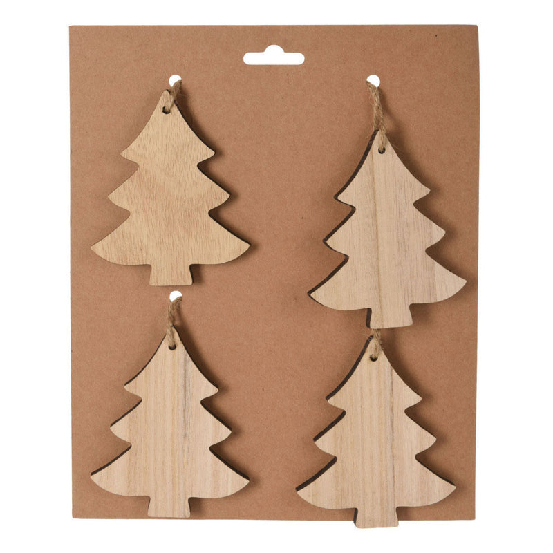 Load image into Gallery viewer, Kersthangers Natuur, Set van 4
