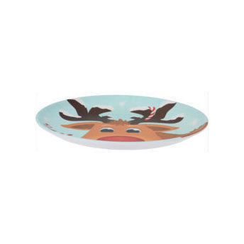 Load image into Gallery viewer, Melamine Kinderbord met Kerstprint
