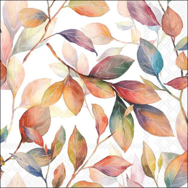 Ambiente servetten colourful leaves 25x25cm papier 100% fsc mix