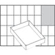 Raaco inzet box, afm a71 low, h: 24 mm, afm 109x79 mm, 1 stuk