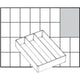 Raaco inzet box, afm a73 low, h: 24 mm, afm 109x79 mm, 1 stuk