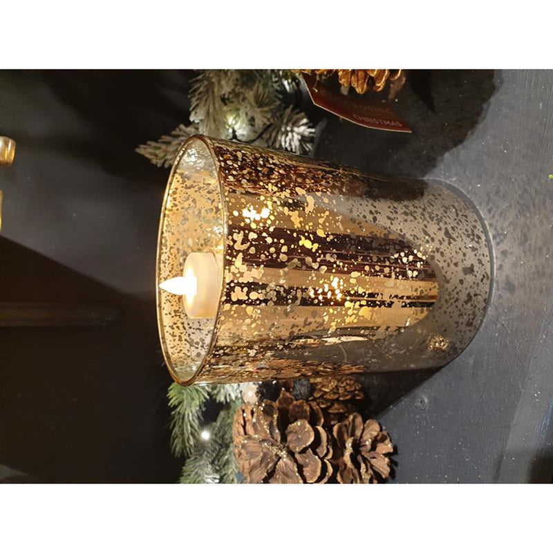 Afbeelding laden in galerijviewer, House of nature theelichthouder glas voor 3 lichtjes 15cm
