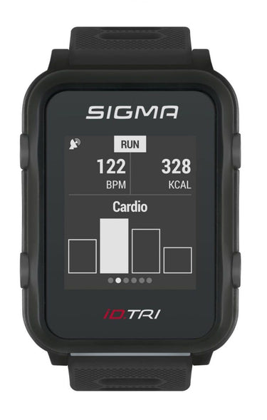 Sporthorloge Sigma iD.TRI Black Set