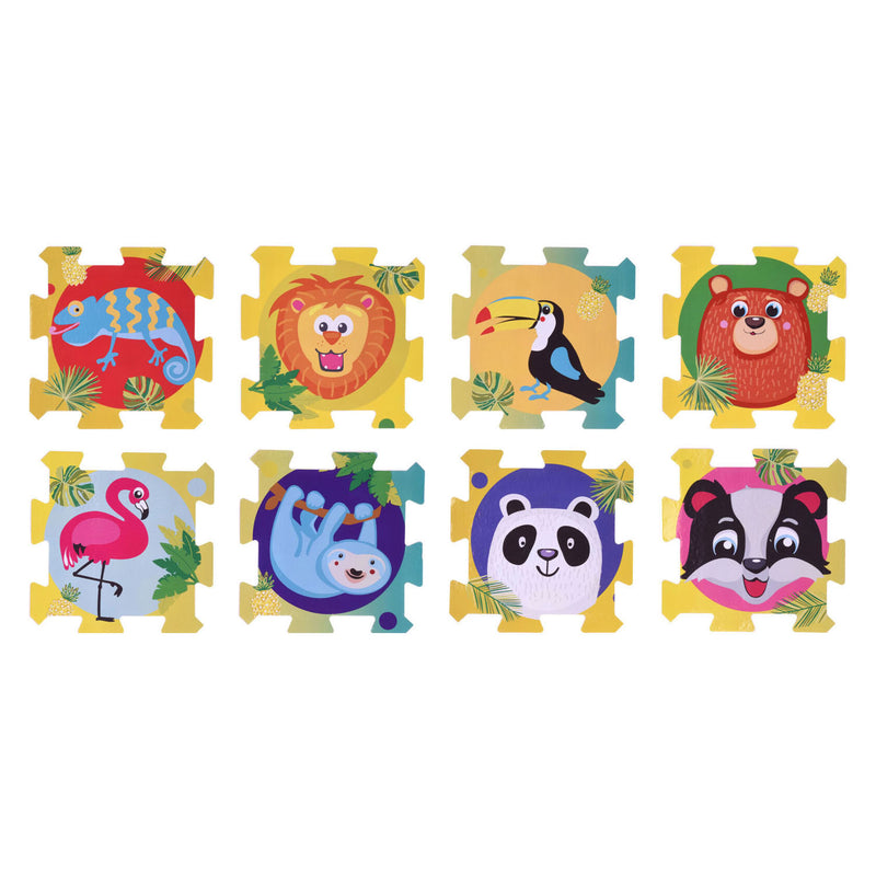 Load image into Gallery viewer, EVA Vloermat Puzzel Dieren, 8st.
