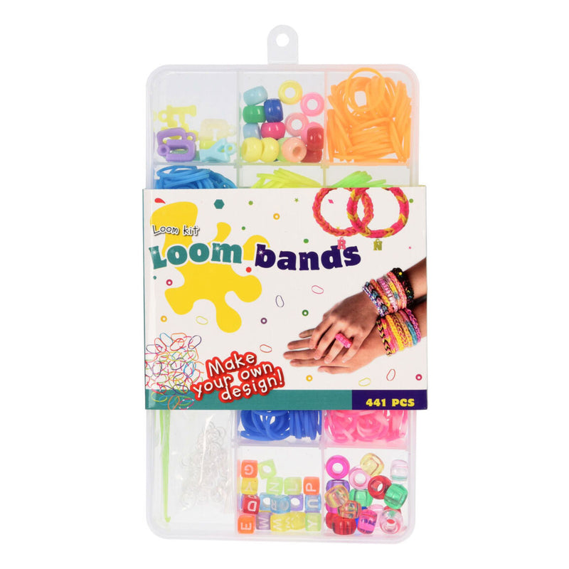 Load image into Gallery viewer, Loom bandjes in opbergdoos, 441dlg.
