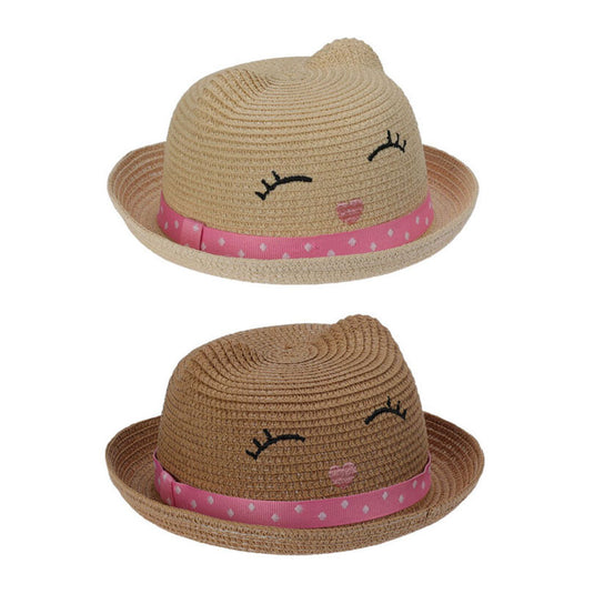 Kinderhoed met gezichtje