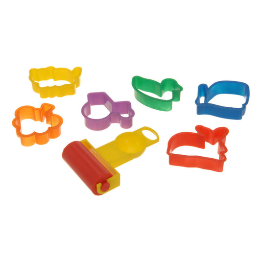 Kleivormen met een potje klei, 8dlg.