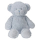 Knuffelbeer pluche blauw, 60cm
