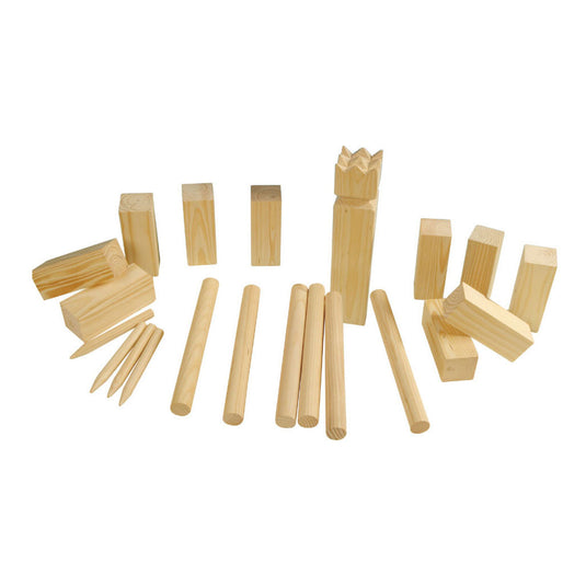 Kubb set hout fsc, 21dlg.