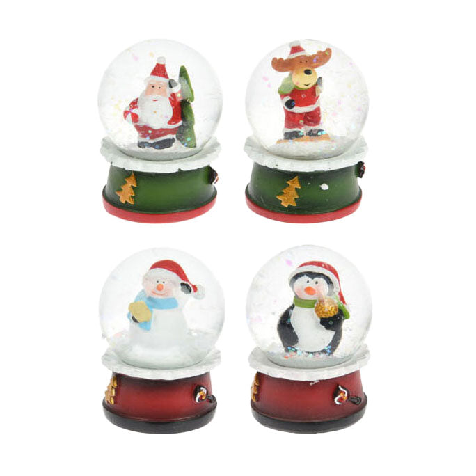 Load image into Gallery viewer, Waterbal met kerstfiguur, 4,5cm
