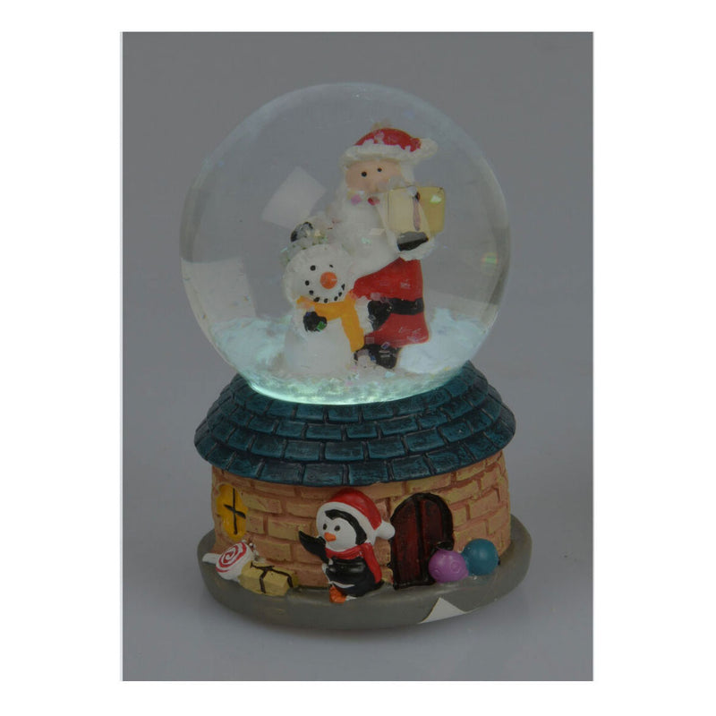 Load image into Gallery viewer, Knus Waterbal met Kerstman met Led, 4, 5cm

