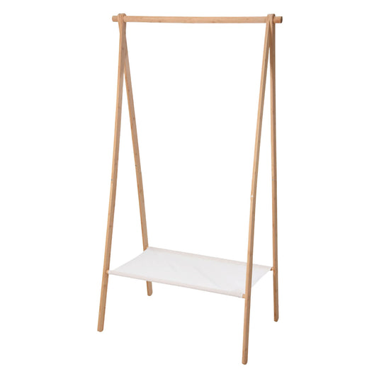 Kledingrek bamboe, 86x57x155cm