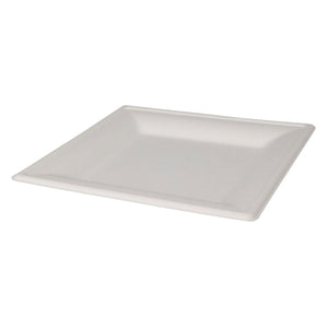 Wegwerpbordjes vierkant 20cm, 8st.