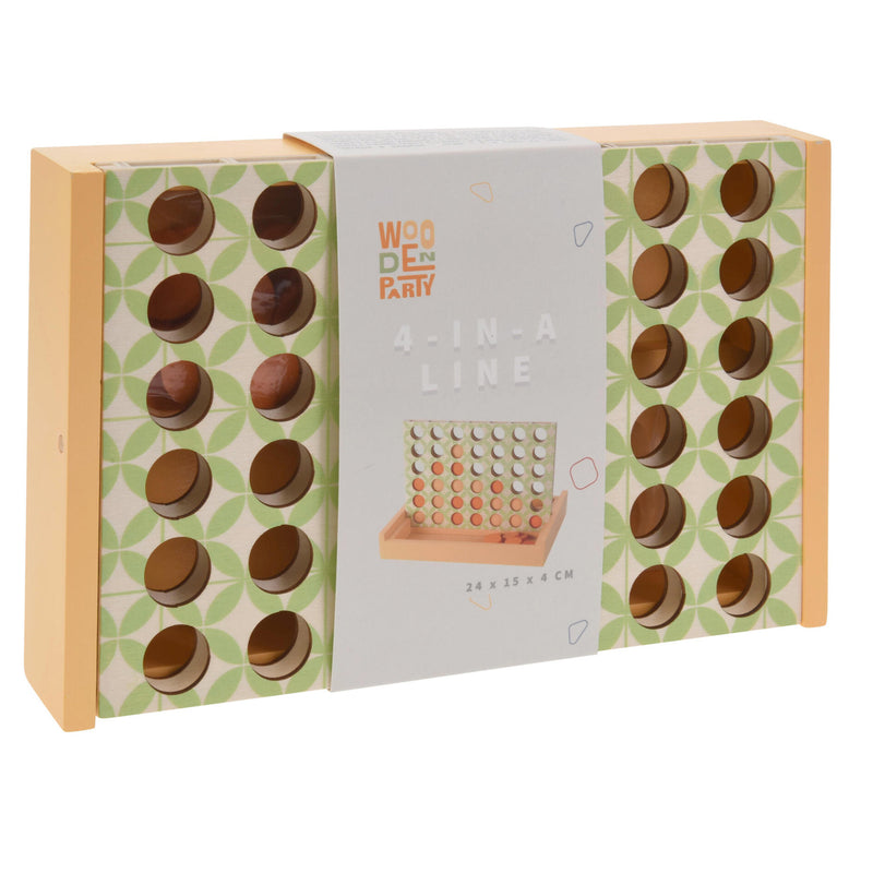 Load image into Gallery viewer, Houten bordspel vier op een lijn
