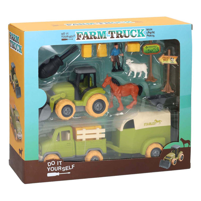 Chargez l'image dans la visionneuse de la galerie, Boerderij speelset met tractor
