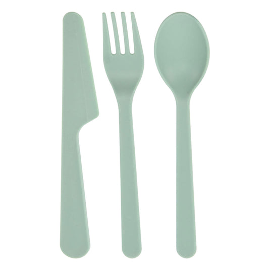 Bestek recycled kunststof set, 3dlg.