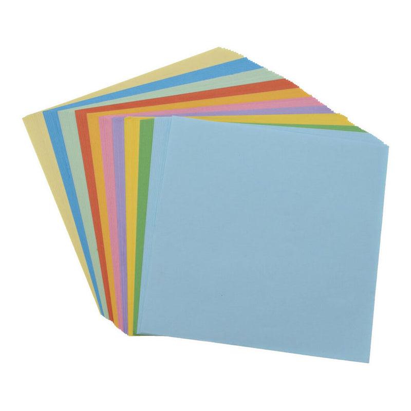 Afbeelding laden in galerijviewer, Papier gekleurd vierkant, 90 vellen
