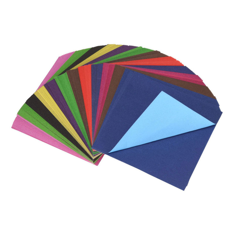 Load image into Gallery viewer, Gekleurd papier klein 156 vellen, 7,5x7,5cm
