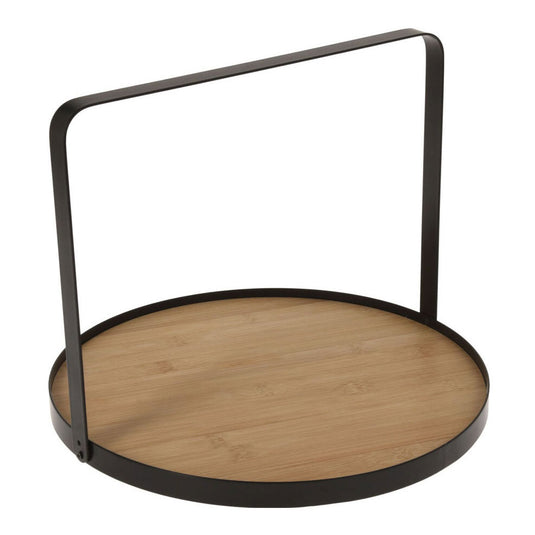Koopman serveerplateau bamboe metaal, 35cm