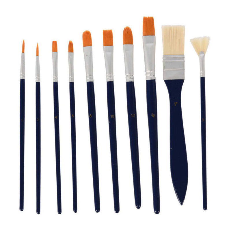 Load image into Gallery viewer, Koopman kwasten set voor olieverf in opbergtas, 10st.

