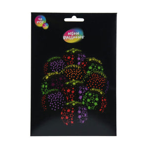 Latex neon ballonnen, 10st.