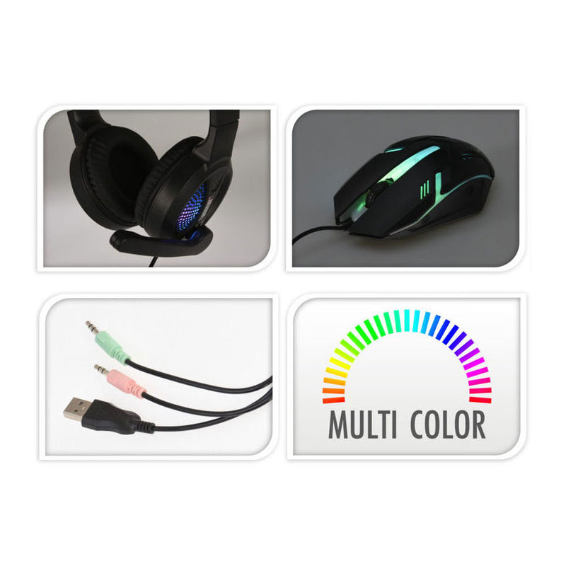 Load image into Gallery viewer, Gaming set muis toetsenbord koptelefoon 3in1

