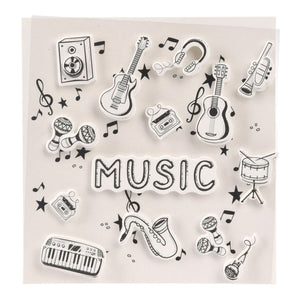 Stickers 3d muziek design