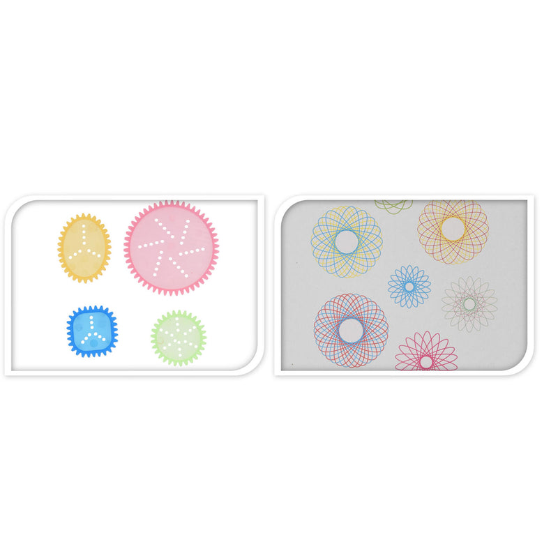 Cargue la imagen en el visor de la galería, Tekenspiraal spirograaf set

