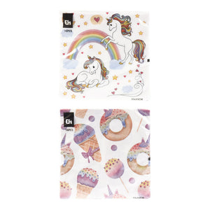 Servetten fantasie 33x33cm, 16st.